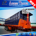 AOTONG 3 Axle 40 Ton Self Loading Container Trailer/Tipper Flatbed Semi Trailer For Sale